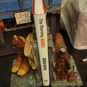 Cowboy bookends